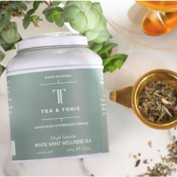 White Mint High Spirits Wellness Loose Leaf Tea 